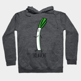 Funny leek (b) Hoodie